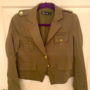 NWOT army green blazer size 10